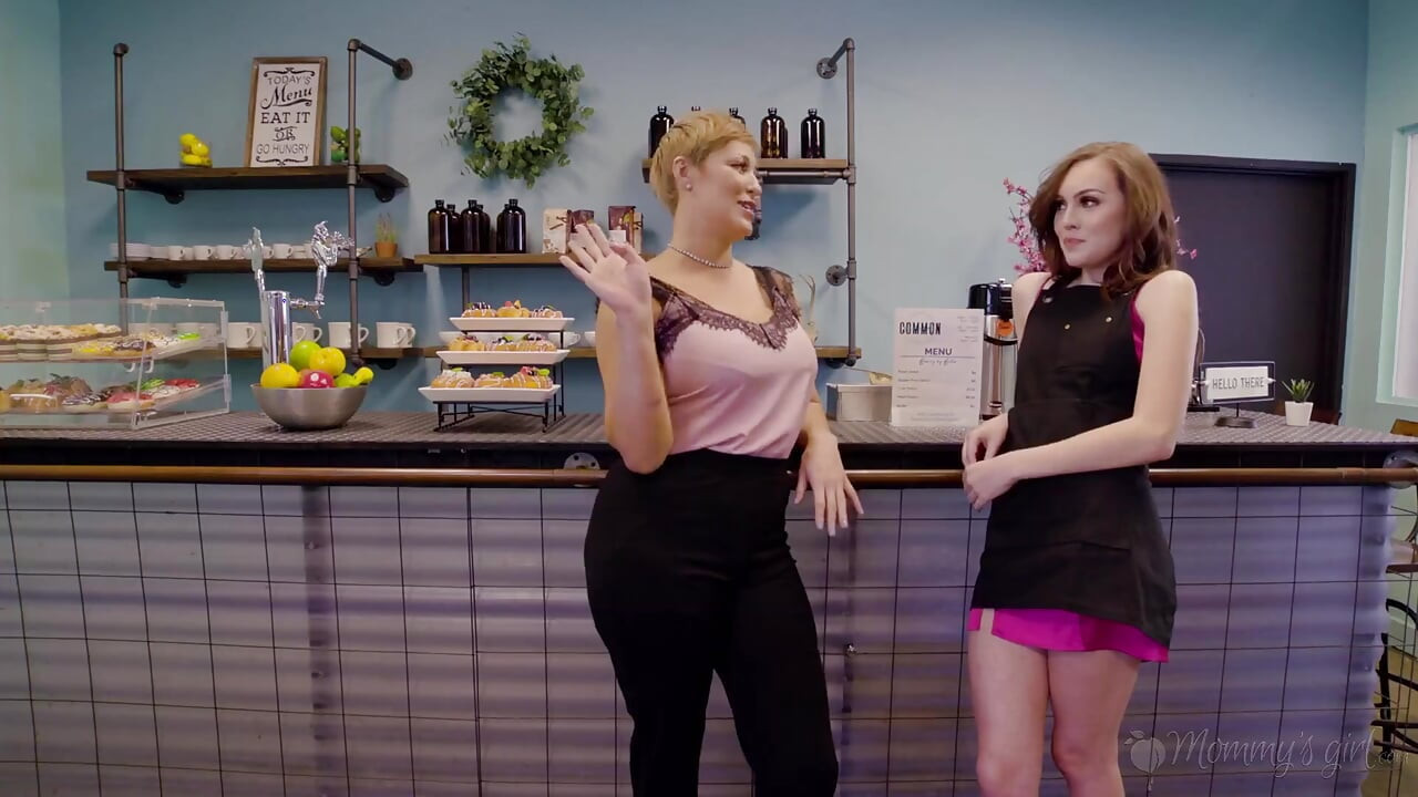 Mommy's Girl - MILF Ryan Keely's Flirty Barista Tricks Lead to Sex with Stepdaughter Freya Parker