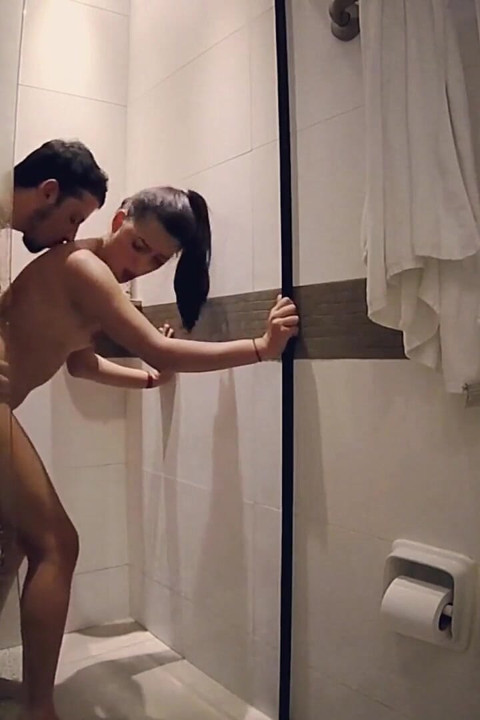 Punching Rolls in the Hottie in the Bathroom