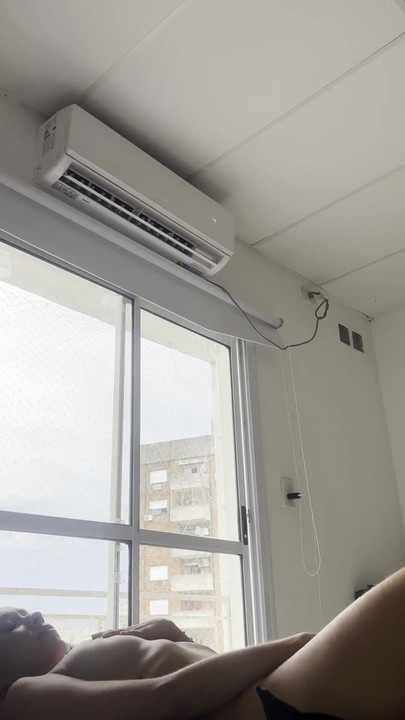 The neighbors see me masturbating | Clip 1