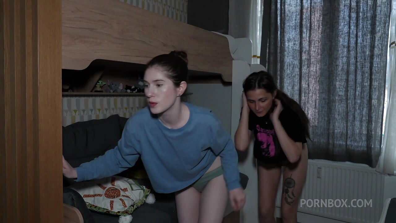 Horny Household (part 2): Stepsisters Get Inspired to Explore by Step-parents' Fuck