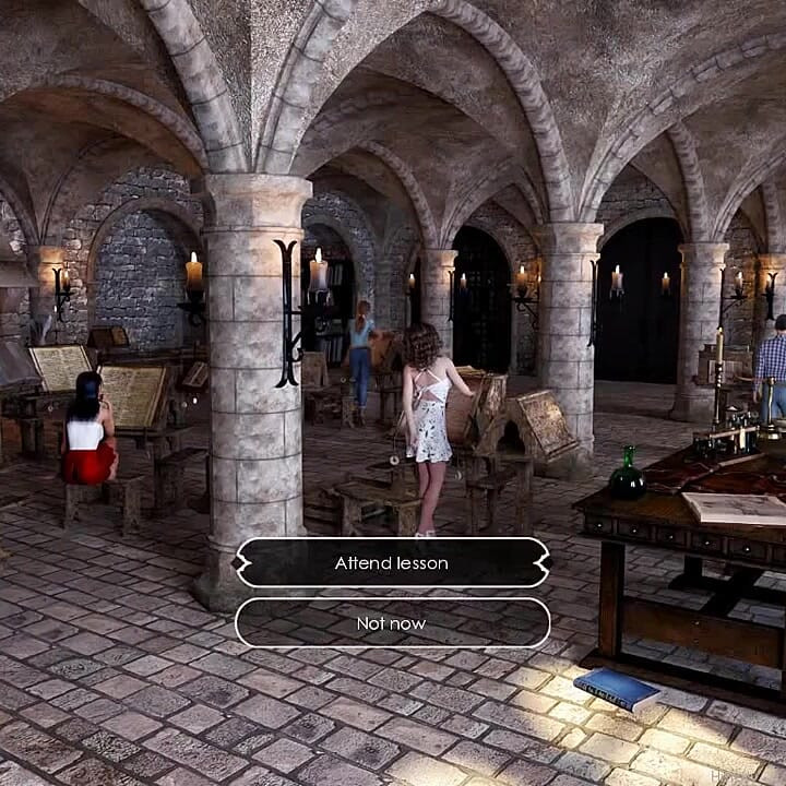 Lust academy: my first class for potions. Ep 18