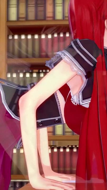 Rias Gremory kütüphanede seks - dxd ntr çılgınlığı serisi | Klip 2