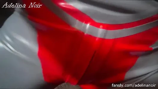Full Latex fisting Session - Adelina Noir episches analfisting mit FISTDUDE