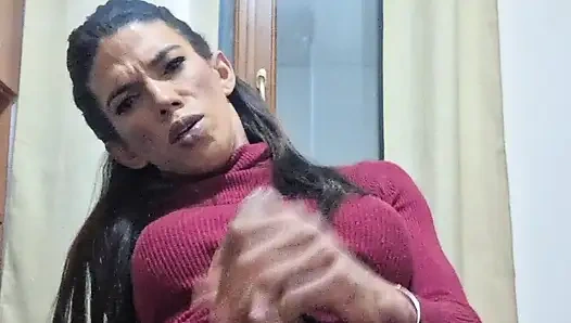 Während eines videoanrufs sagte er, dass er milch-sperma-baby wollte