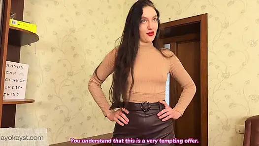 Married Landlady Forgives Debt for Sex? Real Cheating in POV