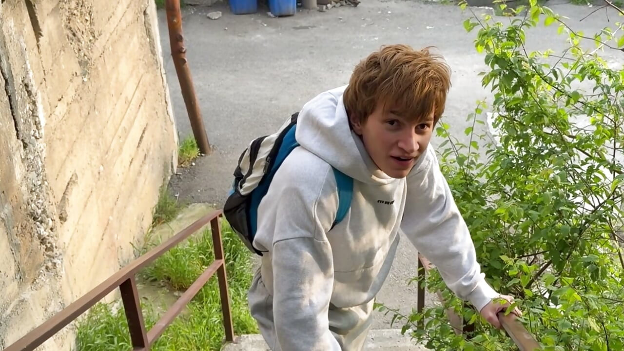 Real Straight Guy Sold His Ass to a Stranger in Public First Part
