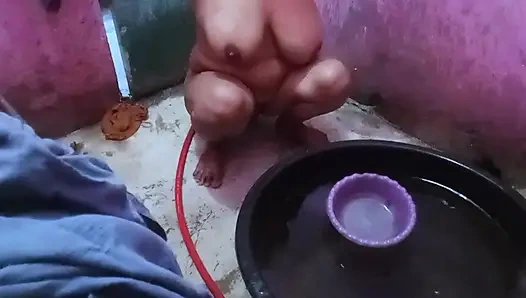 My stepmom always films herself in the shower to show off her big firm