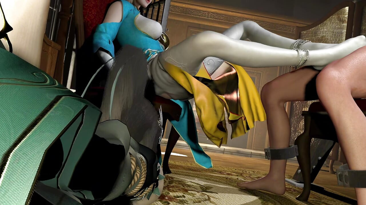 Dua awek jalang miang cosplay berkongsi satu zakar besar