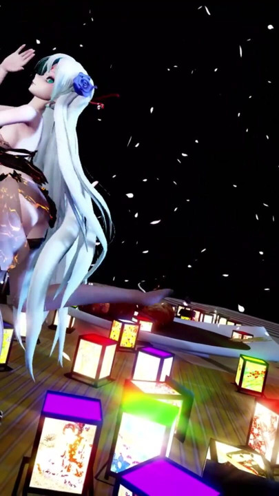 [MMD] ddiction Hontetsu Himeko + zayıf ses + kelimeler | Clip 1