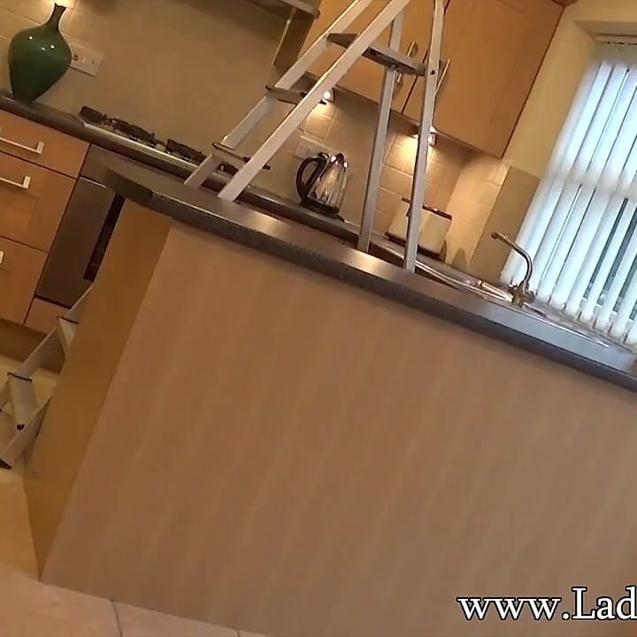 Lady Sonia Dipping and Dangling in Layered Nylon