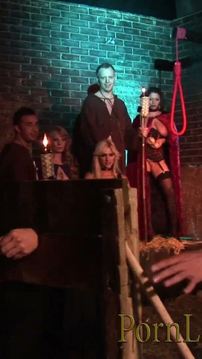 Babes with huge tits fucking in a church barn | Clip 1