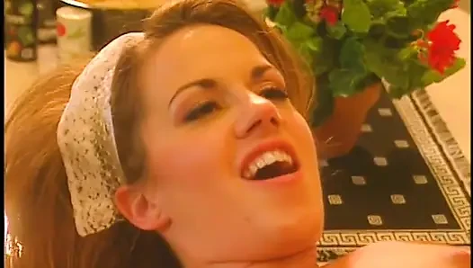 Horny slut enjoys fucking while playing with her wet pussy