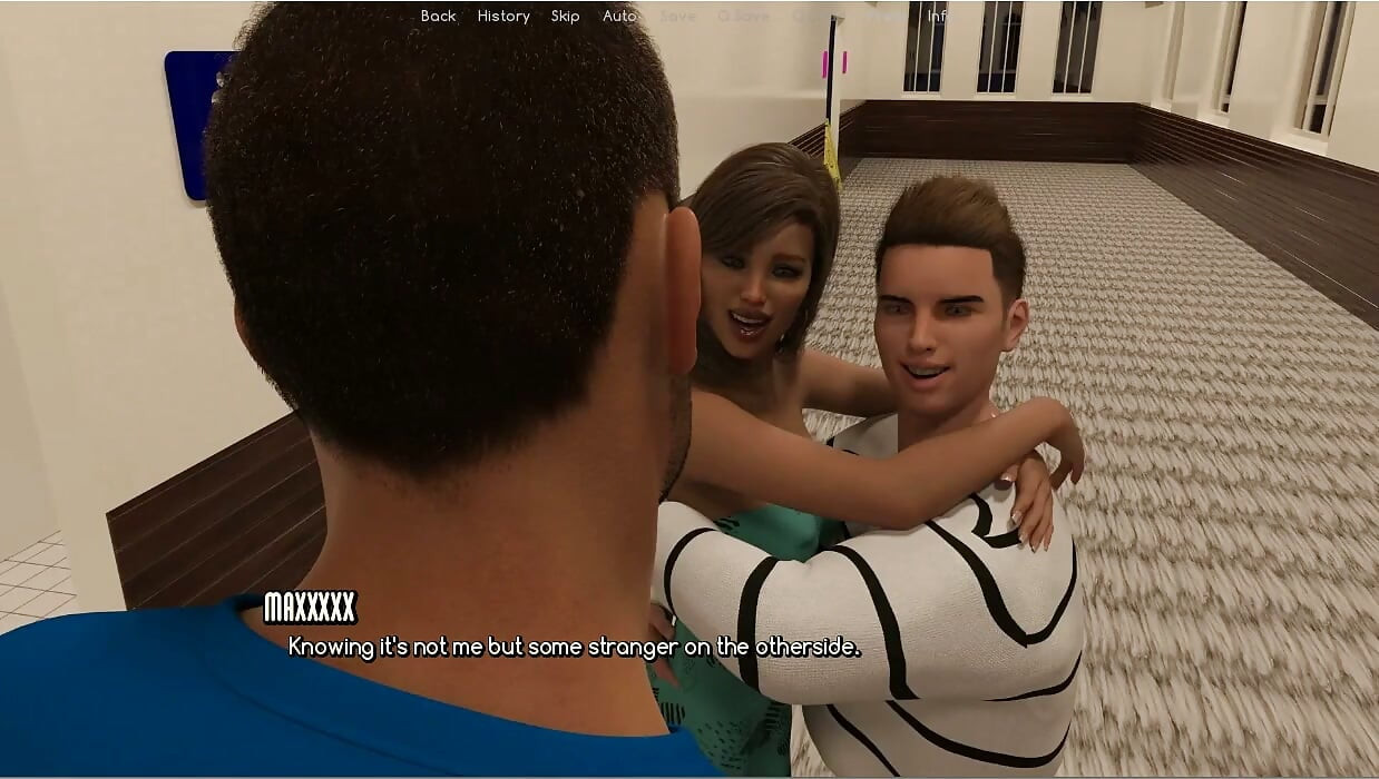 A Life Worth Living - Gameplay - Roleplay - Public Toilet Gloryhole Blowjob in Front of Husband