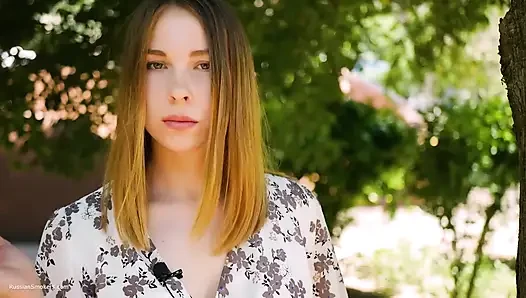 Evgeniya güçlü 120 mm sigara içiyor