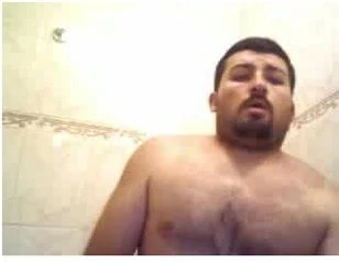 Straight guys feet on webcam #336