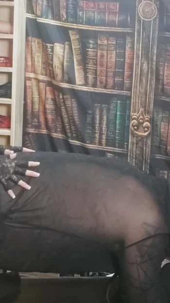 Stunning moment from "SHE STRETCHES HIS ASSHOLE THEN USES A 13 INCH COCK TO PEG HIM"