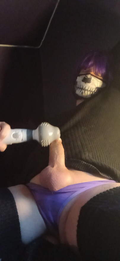 Eksplosiv orgasme fra massageapparat