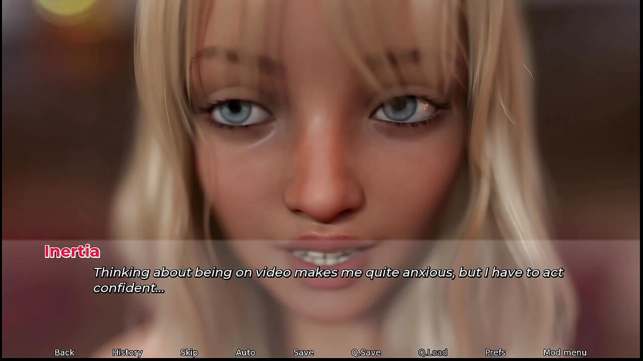 惰性-ジェニファーは私の猫で遊んでいます