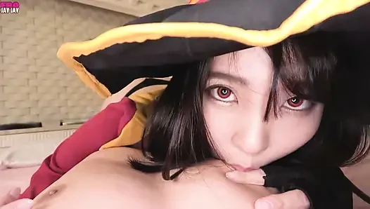 Anime Cosplay Megumin Jepang -