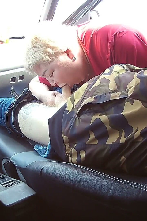 A friend gives me pleasure in the car
