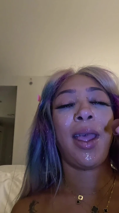 Ebony Beauty Lucckii You Has Amazing BJ Skills and Loves Cum on Her Face