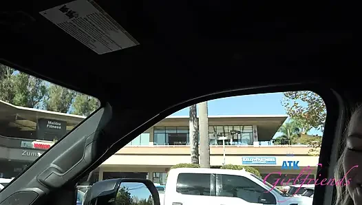 POV McKenzie Mae: Beach Date Public Pee, Car Pussy Rub & Tease Blowjob