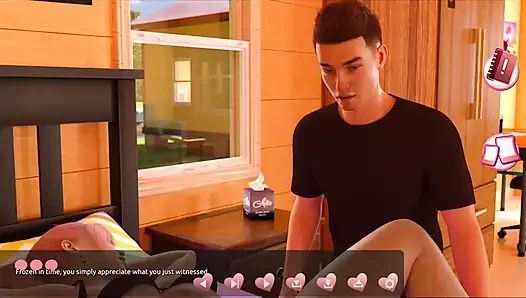 Helping the hotties # 5 - Johannes reparierte das Dach und nahm einen Gipfel bei Naomi hile, sie zog sich aus.
