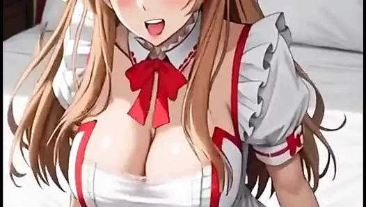 Gadis-gadis imut di kamar mereka (animasi Ai)