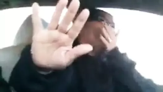 Married whore gives my head in her car