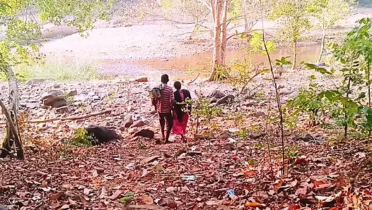 Desi Stepmom and Stepson Jungle Romance Hardcore Fucking. Telugu Dirty Talks.