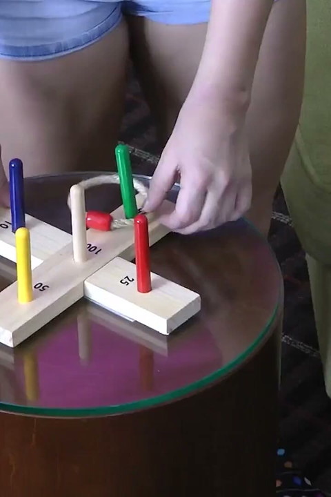 A Game of Strip 5-point Quoits Between Two Horny Lesbians
