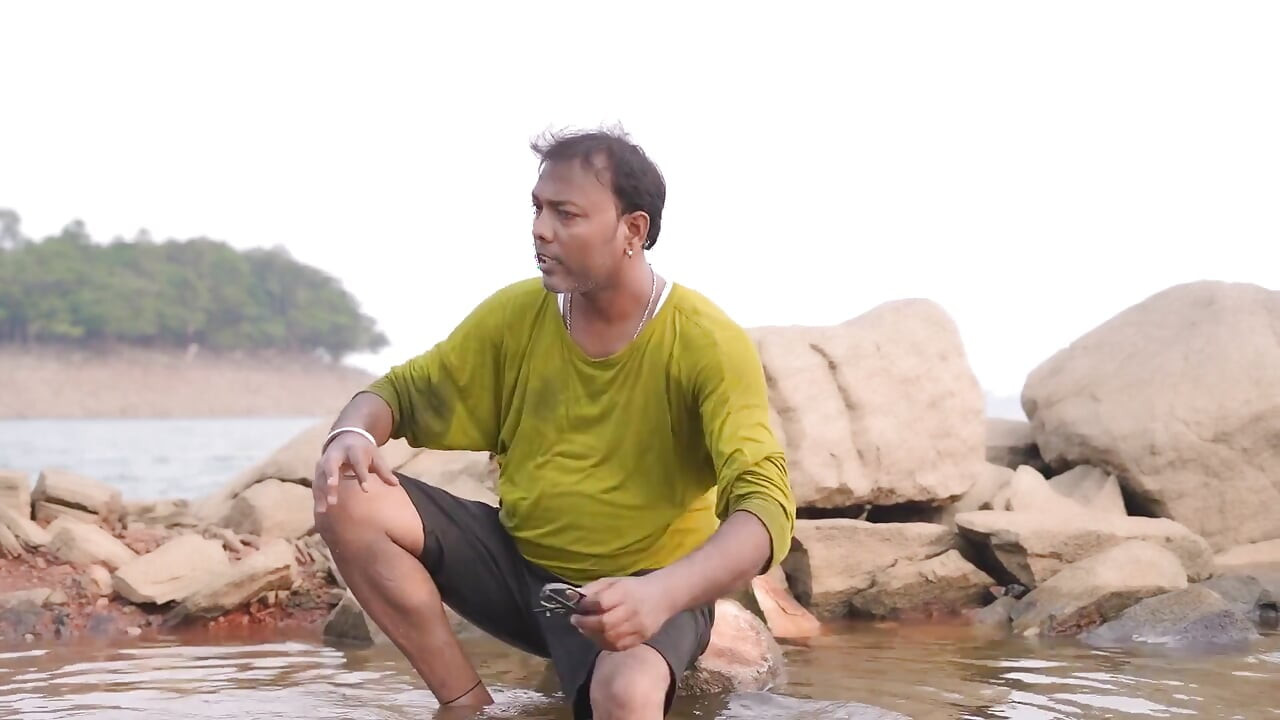 Village Couple Fun at River