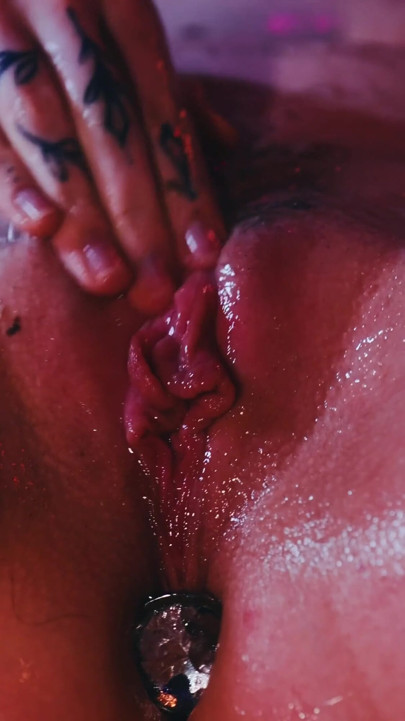 Cinematic 6K Masturbation, ASMR Orgasm, Plugged & Dripping Wet | Clip 1