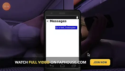 A Perfect Marriage #8 Chris and Anne chat while in bed.