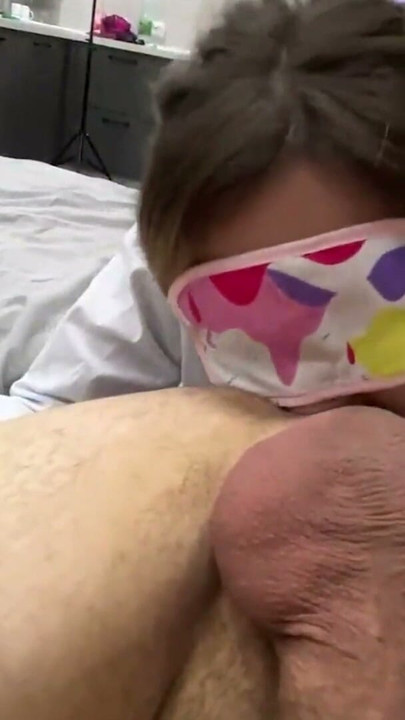 Young blonde in red thong and stockings licks ass greedily | Clip 1