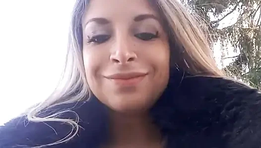 She couldn’t take it anymore and stripped naked