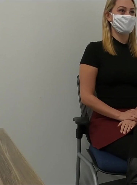 Girl Gives New Boss a Blowjob During Job Interview