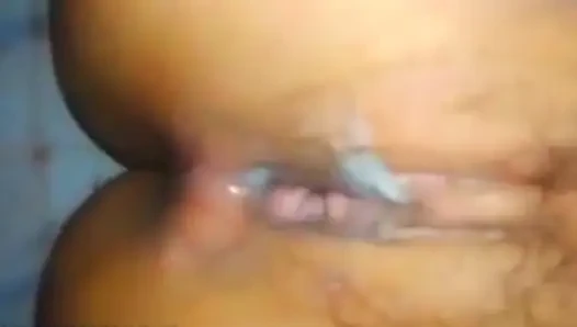 Horny girl submissively enjoying getting fucked by a big cock.