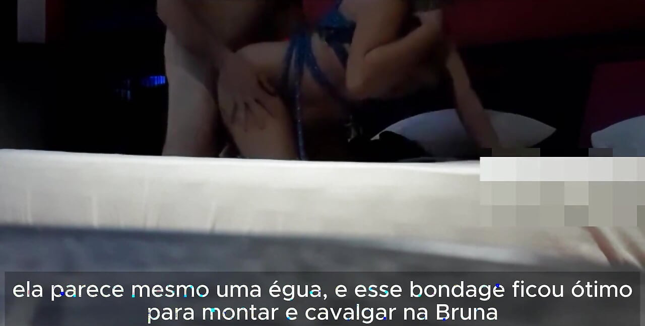 Bruna Silva, chaudasse mariée - Horn fait du bondage avec sa femme BBW mature sexy