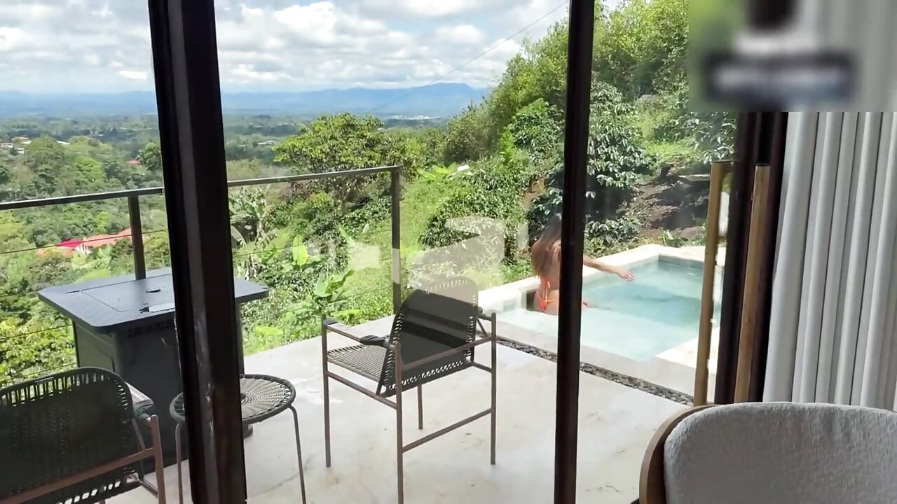 My Stepbrother Watches Me Sunbathing and Can't Oppose the Urge to Fuck Me!!