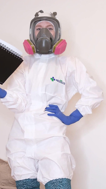 Hazmat Masturbation on the House