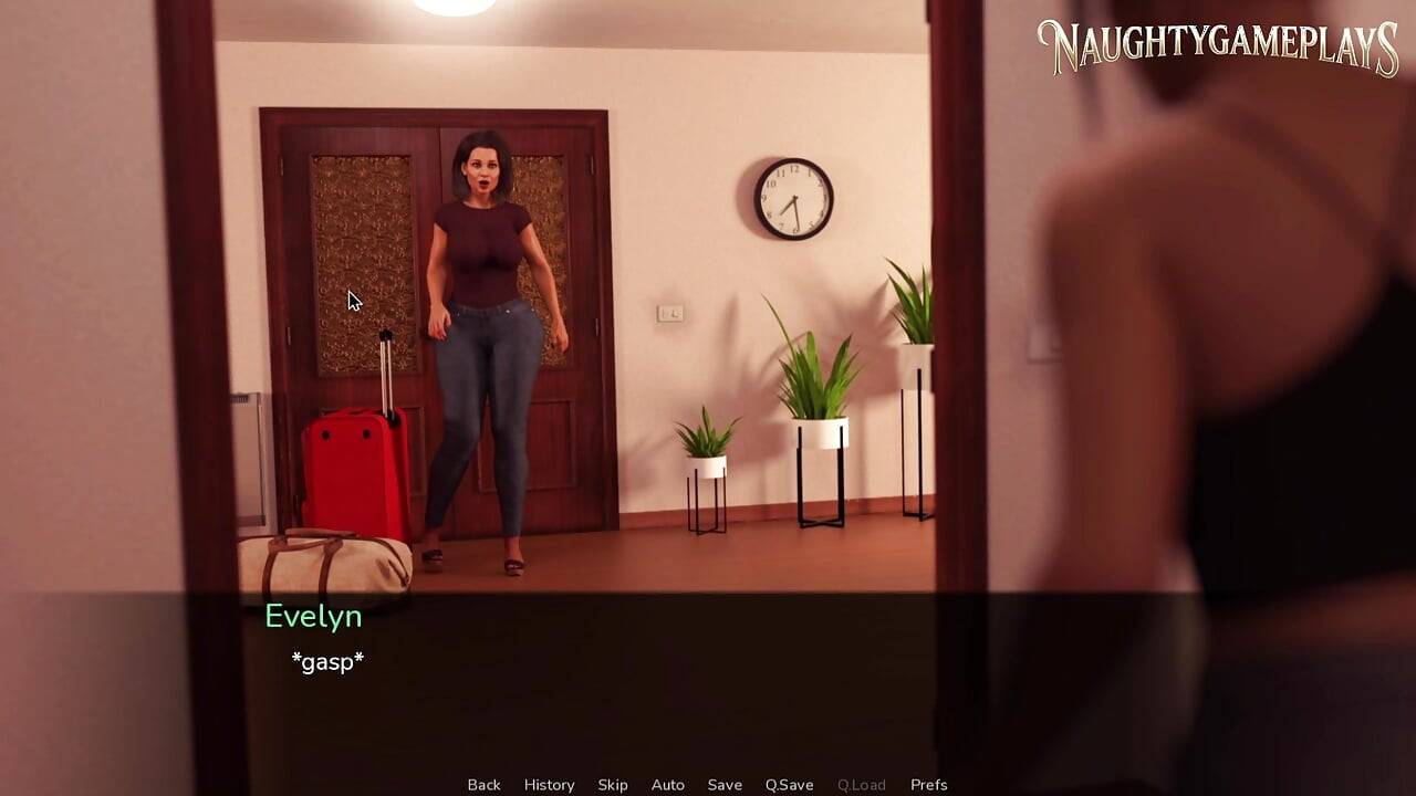 Eruption Imminent Part 40 By MorriganRae - Hot MILF Landlady is Back Home - 3D Trans Game