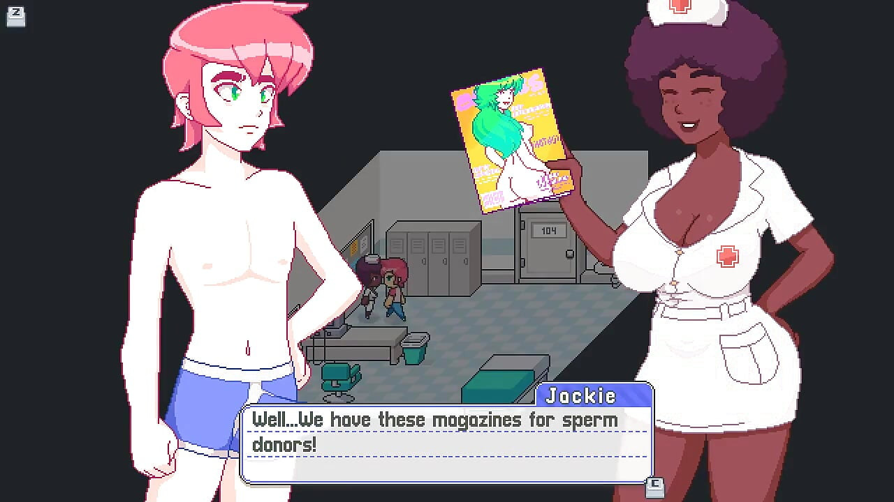 Dandy Boy Adventures 0.4.2, partie 9, une infirmière sexy montre son cul par Loveskysan69