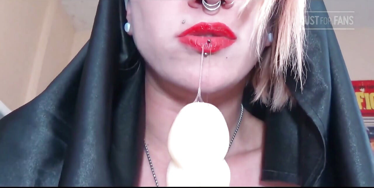 Fonda the Nun in Gagging for God