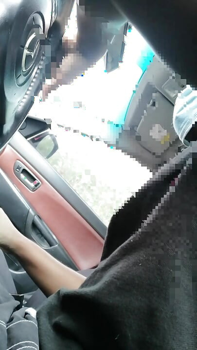 Damn, I suck it in the car