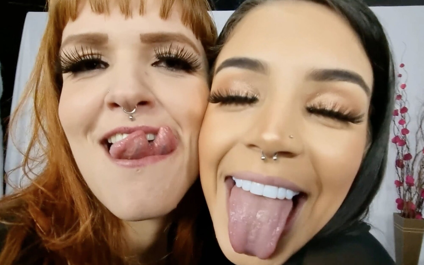 First Time Deep Tongue Sucking