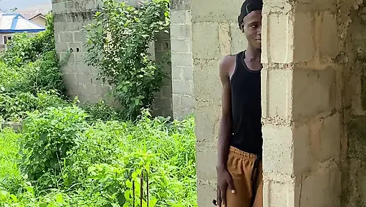 Twink Caught Me Stroking My Dick Outside