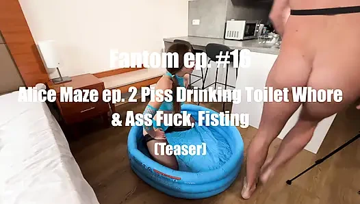 Fantom Эпизод No16 Alice Maze писающая туалетная шлюха обожает водные виды спорта