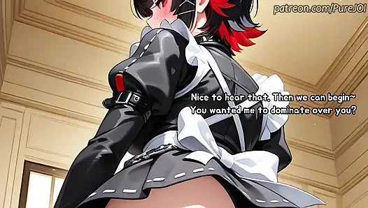 Ellen Joe from Zenless Zero becomes your private bartender (Feet JOI)