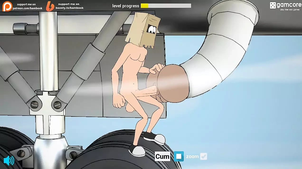 Fuckerman Skyfuck - 第1部分 - Loveskysanx在飞机上做爱